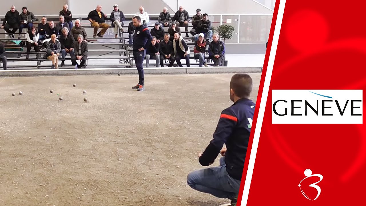 Miniature : Mont-sous-Vaudrey vs Espalion : Grande finale du Marathon Hivernal à pétanque de Genève 2024 seniors