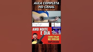 Thumbnail of Amo Noite E Dia - Jorge & Mateus - Como Tocar no Violão - cover/cifra simplificada