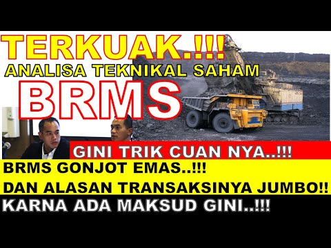 Konfirmasi Transaksi Jumbo Saham, BRMS Genjot Produksi Emas | gini cara cuan nya.!!