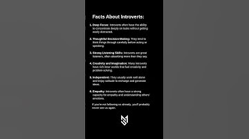 6 Hidden Superpowers of Introverts 💡. #shorts #fyp #facts