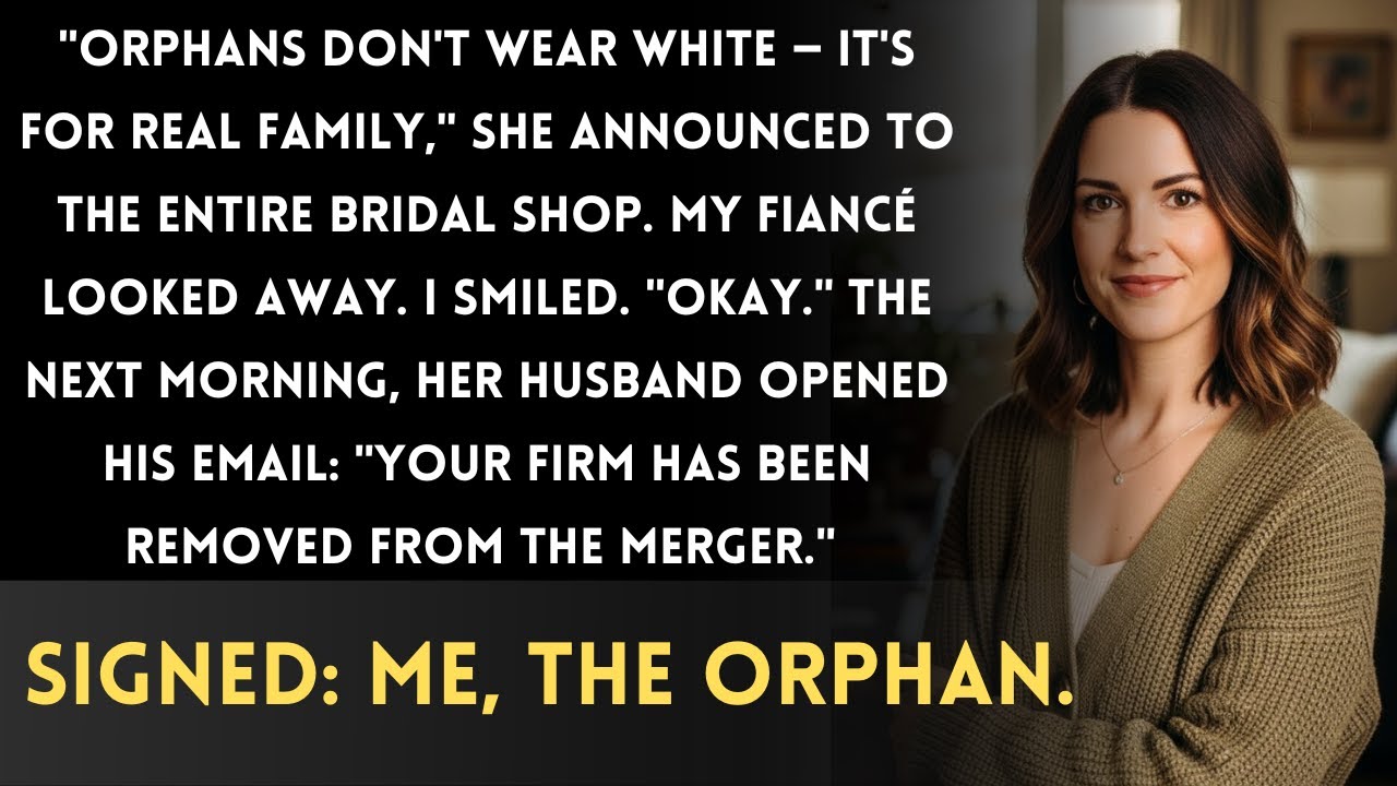 Моя свекровь рассмеялась: сироты не носят белое на свадьбах. Мой жених ничего не сказал. А вот мо...