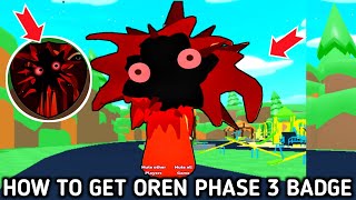 How To Get Oren Phase 3 Badge Morphs In Sprunki Simulator 3D Sprunki Phase 3 Oren