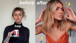 TOTAL MAKEOVER VLOG - HAIR, MAKEUP, TAN & NAILS | JAMIE GENEVIEVE