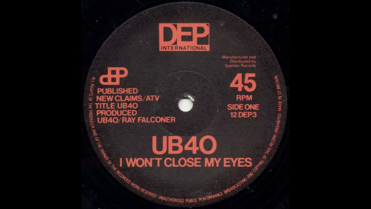 I Wont Close My Eyes (Extended Version) - UB40
