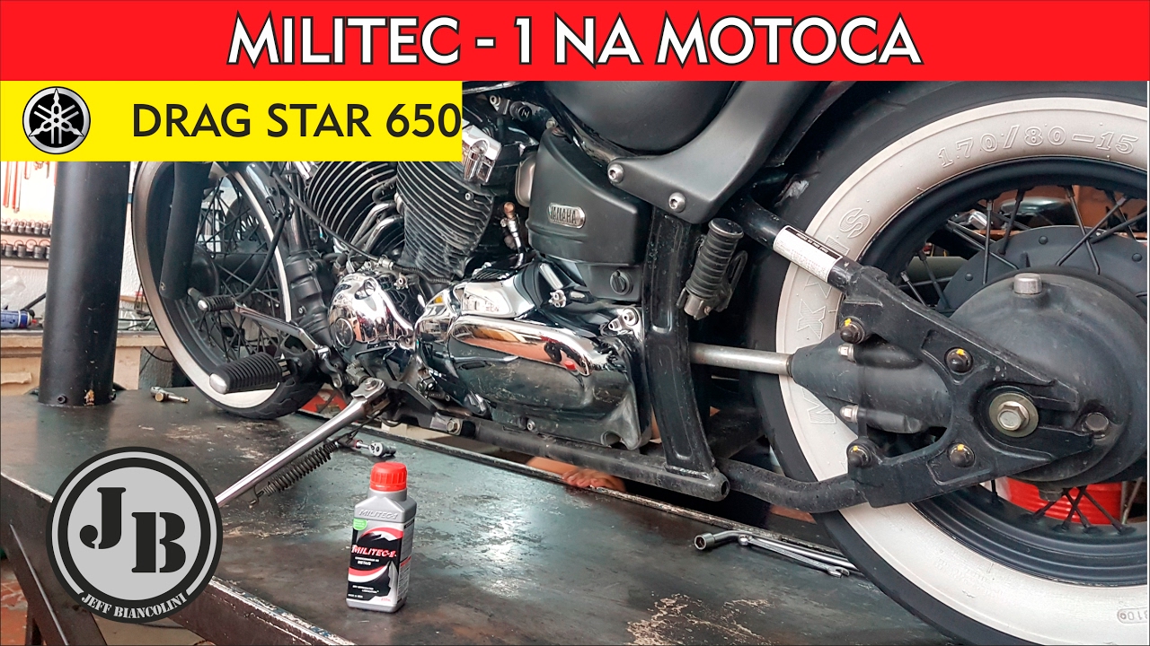 Enfim, coloquei Militec-1 no motor da Drag Star 650