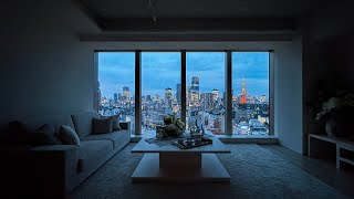 【東京タワーが彩る日暮れ時🗼】白金タワマン│機能性とデザイン性を兼ね備えた間取り✨