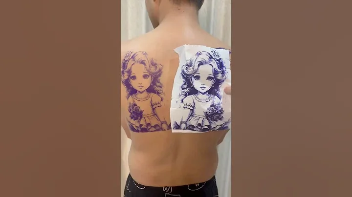 The Audersigt® P19 tattoo printer and HD transfer paper with shadow printing effect so far #tattoo