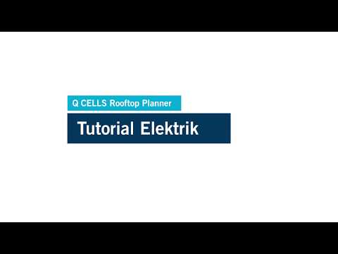 Q CELLS Rooftop Planner - Tutorial 08 Elektrik DE