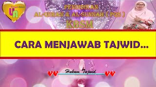 PQS KBSM : CARA MENJAWAB TAJWID
