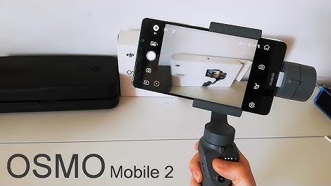 Dji Osmo Mobile 2 - Unboxing, quick set up & Test