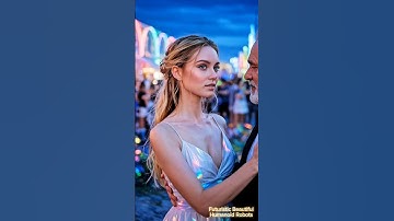 Love in Motion: Humanoid Robot and Elderly Gentleman Dance by the Shore #shorts