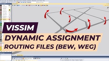 Vissim Tutorial - Dynamic assignment - Routing files (Bew, Weg)