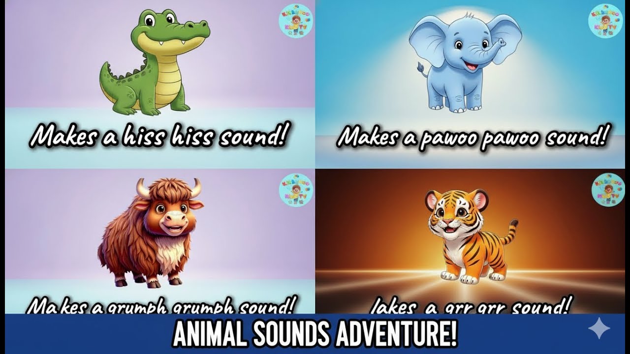 ABC Animal names and sounds for Kids  | Tap to Hear! | A–Z Learning 