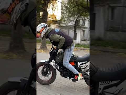 Geon scrambler / Stant #shorts #moto #geon #scrambler #motostunt #мото #рекомендации #стант