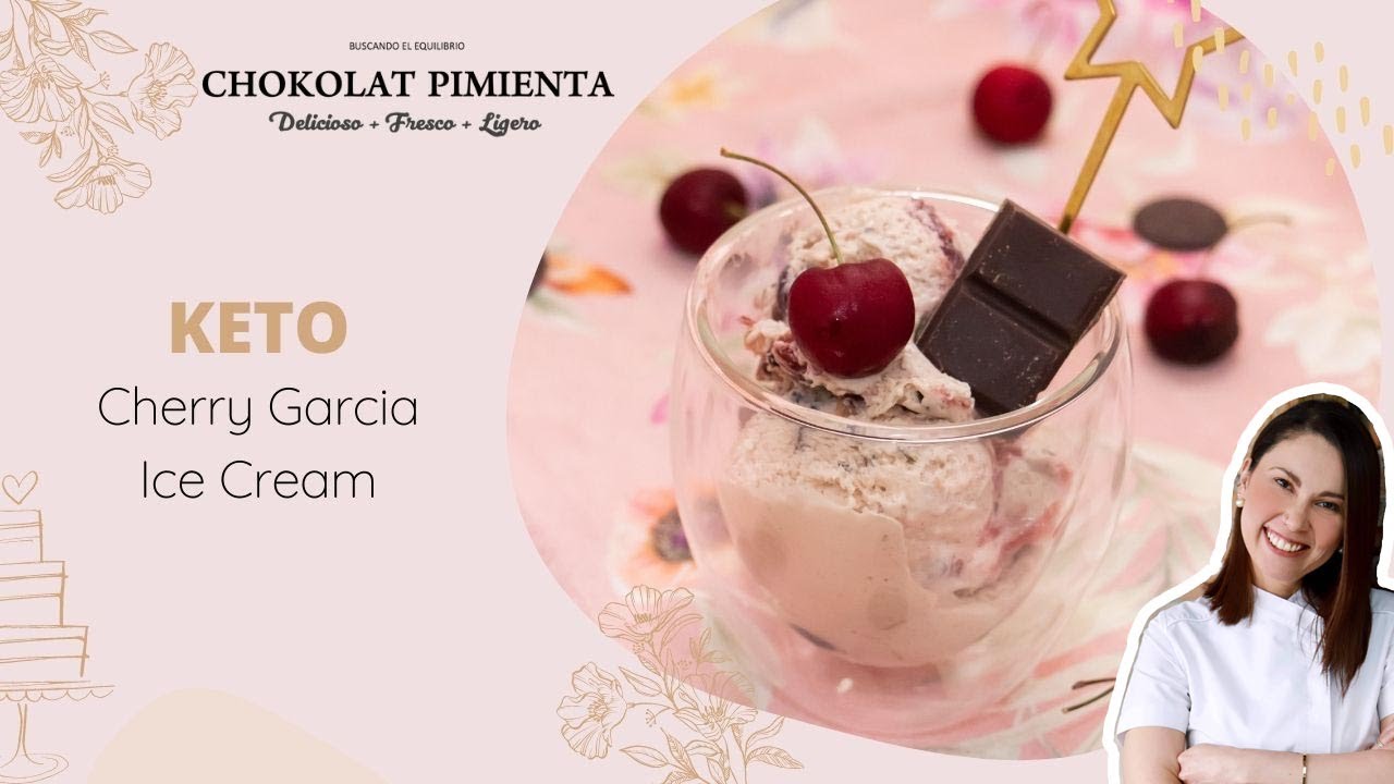 Helado Keto Cherry Garcia Ice Cream Chokolat Pimienta ♥ YouTube