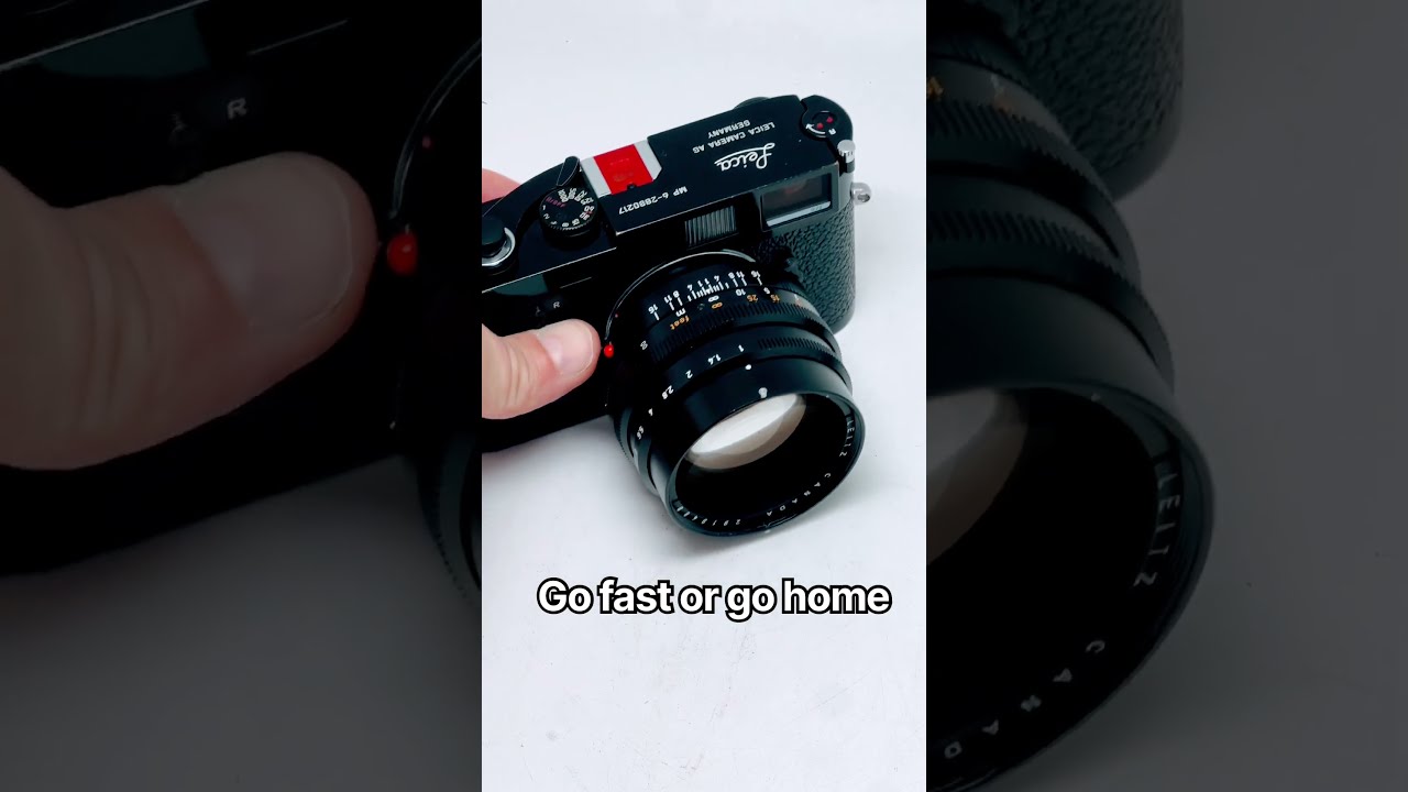 Rocking the Noctilux. What about you? 35mm or 50mm?  #filmphotography #filmcamera #leicaMP6