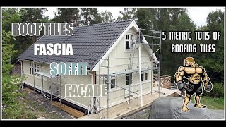 Roof tiles, fascia, soffit and facade (Ep.18) Building a house by myself