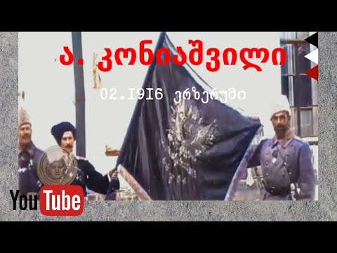 ალექსანდრე კონიაშვილი 1916 წ. | კინოქრონიკა