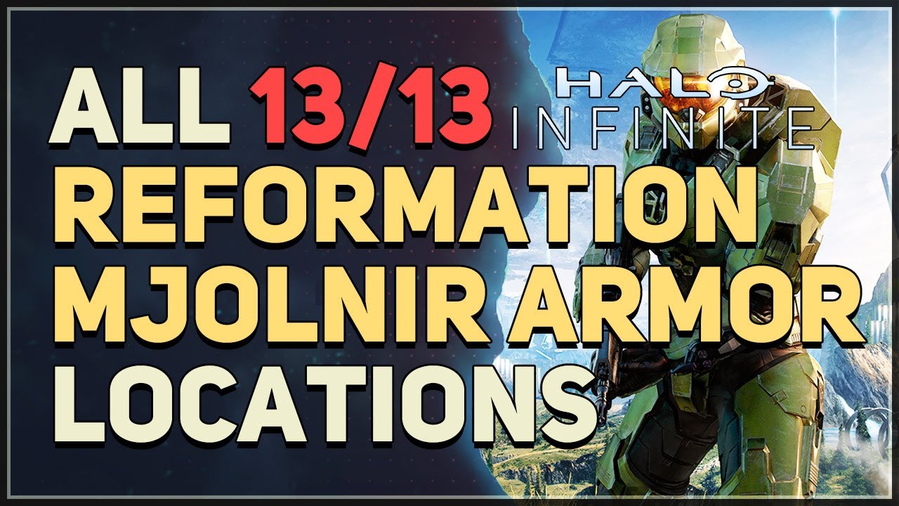 All 13 Reformation Mjolnir Armory Locations Halo Infinite