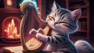 【Relaxing Harp】Kitten Room #harp