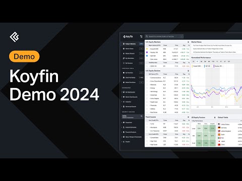 2024 Koyfin Demo (Full Platform) - video from Koyfin