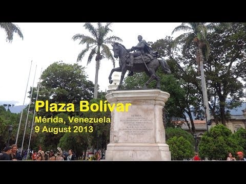 Plaza Bolívar of Mérida, Venezuela