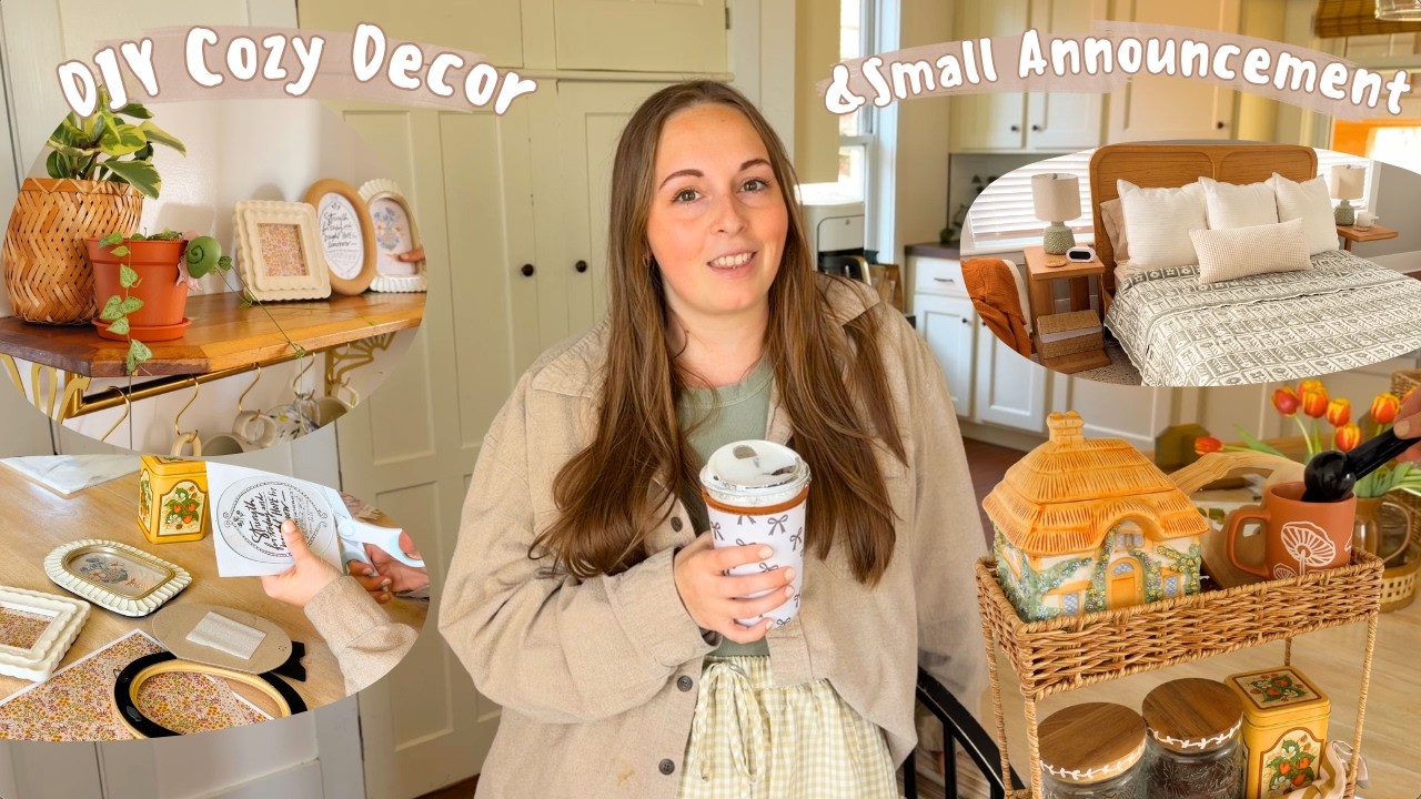 DIY Cozy Home Decor & Small Announcement