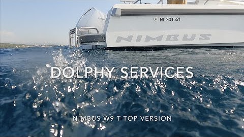 NIMBUS W9 in navigation around Mega Yacht with Stephane Delfino