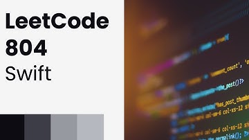 804. Unique Morse Code Words || LeetCode Daily Challenge ||  Swift