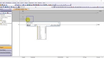 #Mitsubishi#gx works. Use of timer Mitsubishi PLC