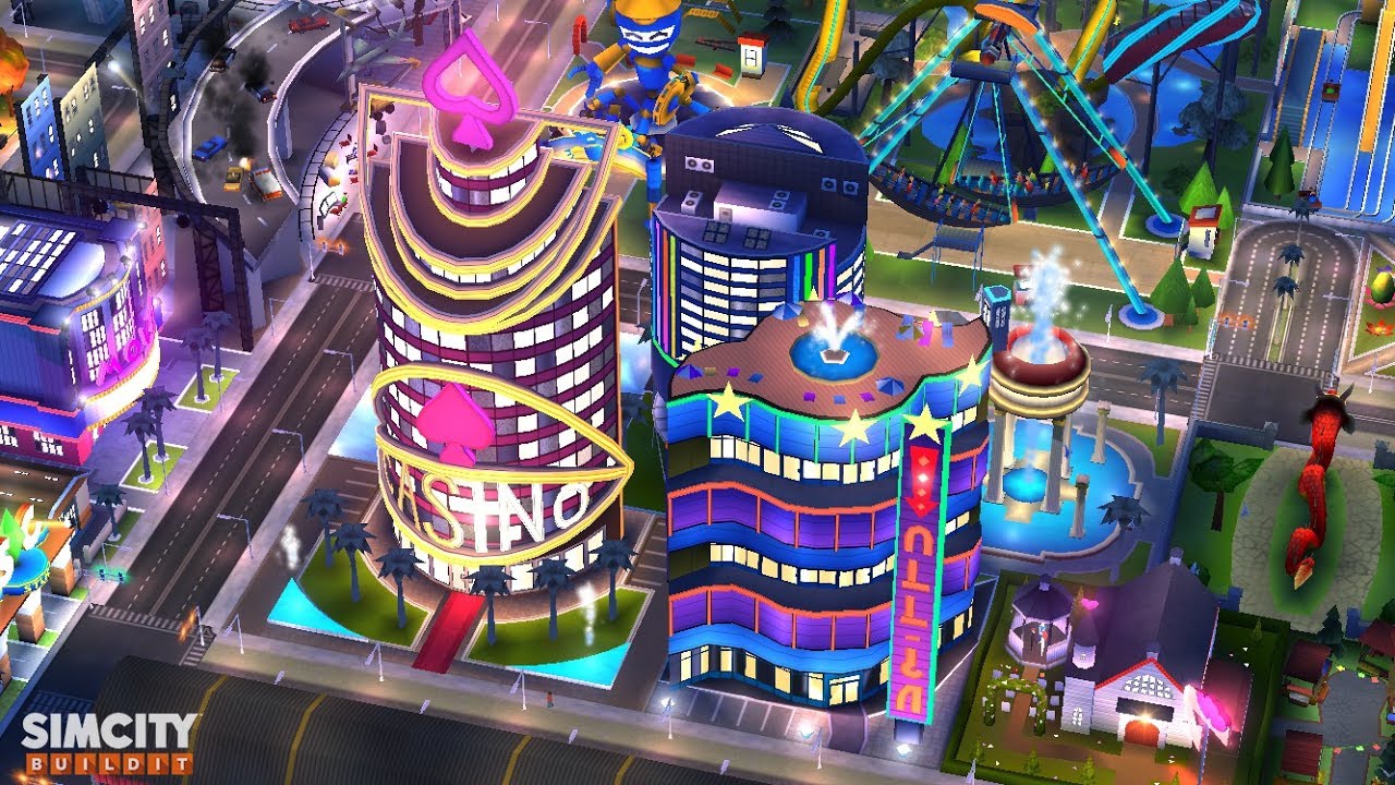 SimCity BuildIt Flashy Casinos