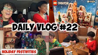 Daily VLOG #22 | Building A LEGO Gingerbread House, Baking Cookies, Car Chat + More!
