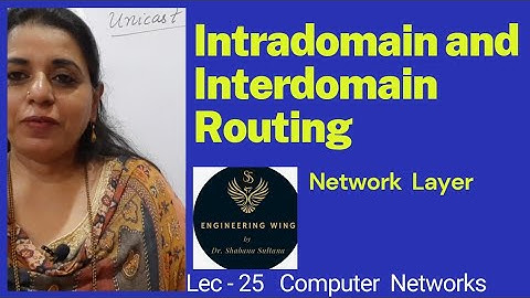 Lec25-Difference between Intradomain and Interdomain Routing|Computer Networks