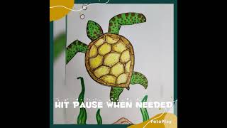 Sea Turtle Art Project