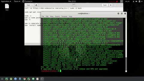 nodejs installation in kali linux