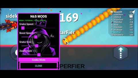 SNAKE. IO MOD MENU | GOD MOD | WALLHACK | ALL SKINS | FREE