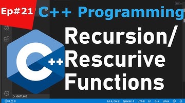 C++ Tutorial for Beginners Ep#21 - Recursion and Recursive Functions - SavvyNik on Linux