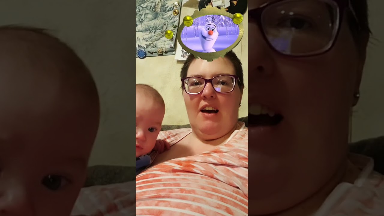 Olaf in the Disney Instagram Filter