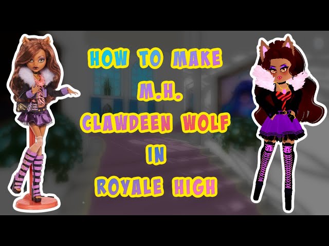 RE-CREATING MONSTER HIGH CHARACTERS IN ROYALE HIGH!