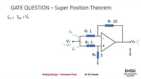 13   Applying Superposition Theorem in Analog Circuits with an example