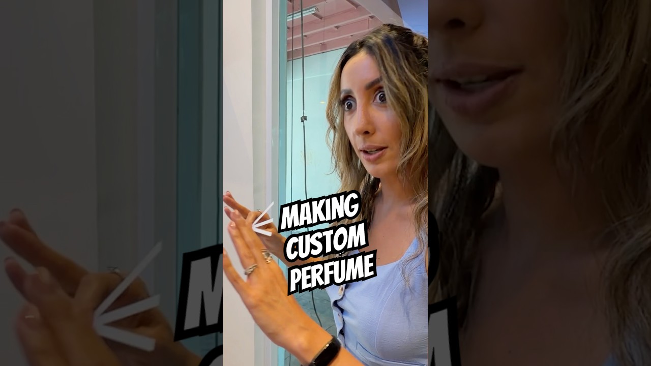 What goes into making a custom fragrance from scratch? 🌺 #shorts