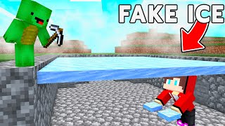 JJ Use FAKE ICE To Prank Mikey in Minecraft Animation
