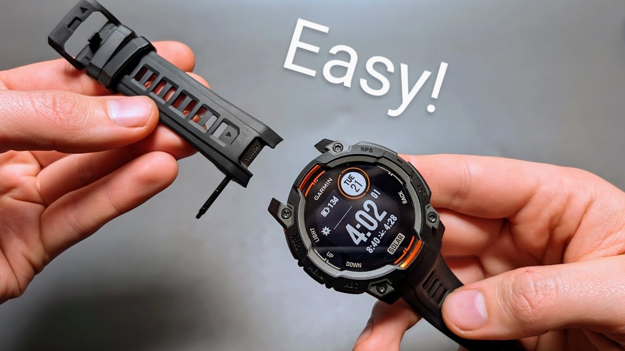 How To Remove Garmin Instinct Watch Band