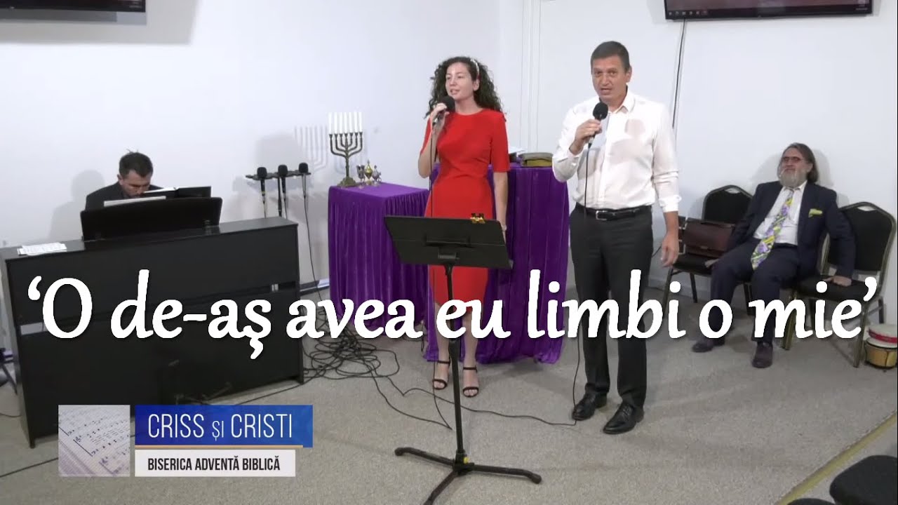 'O de-aş avea eu limbi o mie' - Criss & Cristi