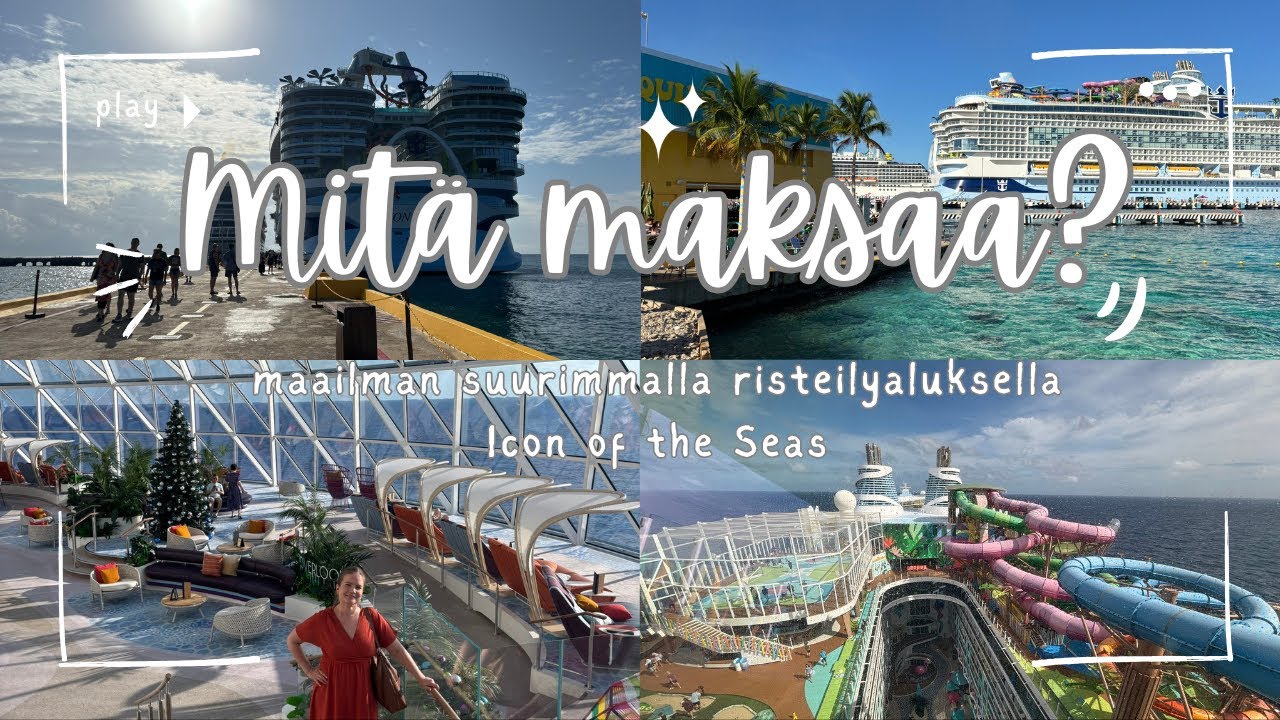 Mitä mikäkin maksaa Karibian risteilyllä Icon of the Seas -laivalla?