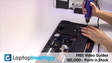 Lenovo IdeaPad Y580 Touchpad Installation Palmrest Replacement Guide Install Laptop