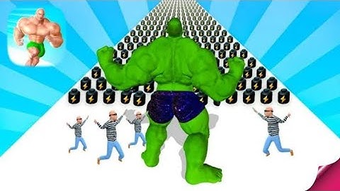 muscle rush all max level - iOS trailer gameplay walkthrough satisfying #musclerush #gameplay