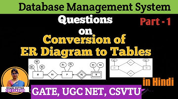 L2.8 Questions on ER Diagrams Conversion to Tables | Part 1 | ER Model to Relation Model | DBMS