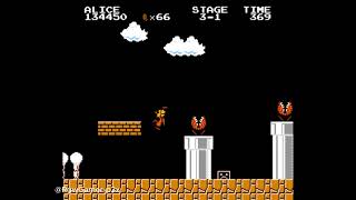 Alice Cooper (Super Mario Bros hack) (NES) World 3