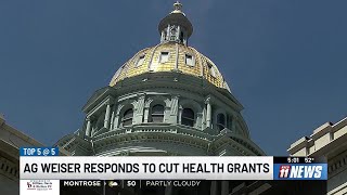 Weiser joins multi-state lawsuit against the Trump Administration for public health cuts to Color...